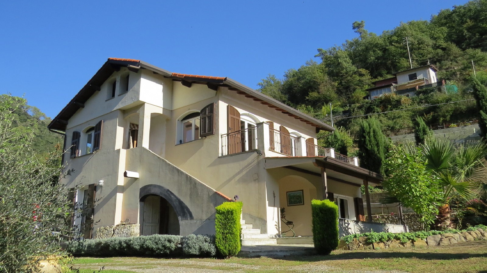 La villa esposta a sud ovest